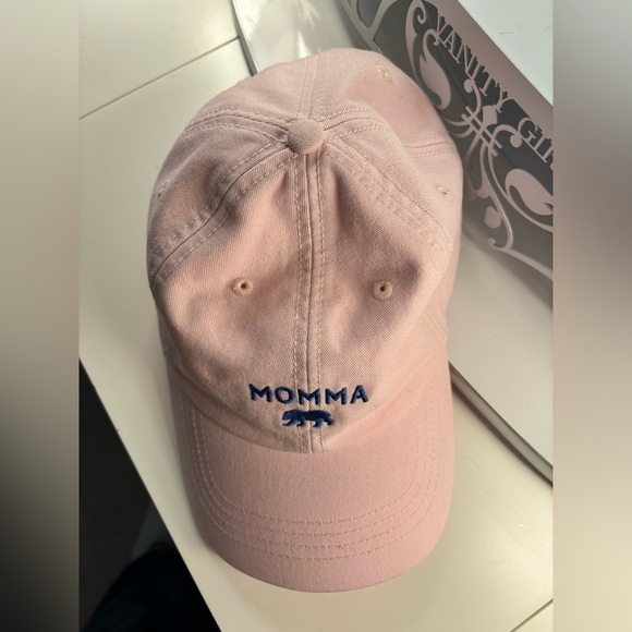 Momma Bear Pink Cap with Blue Embroidery NWOT - Picture 8 of 8
